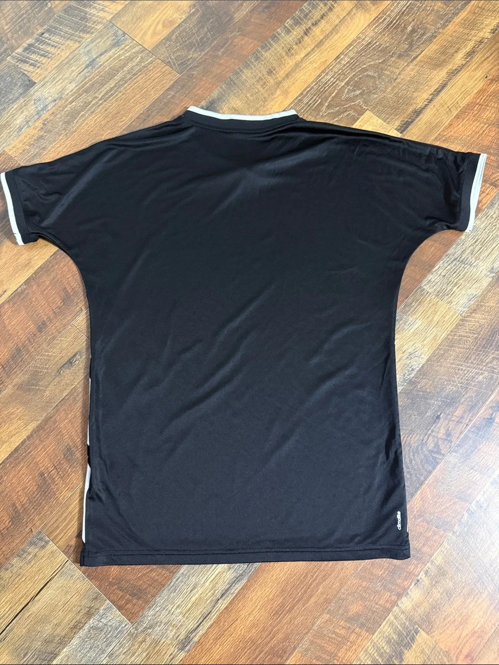 Adidas Originals Climalite Skateboarding Jersey Black Gray Trefoil Size Small